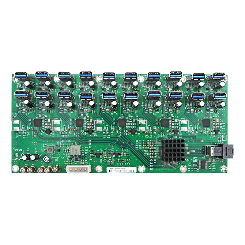 LRSU6A05-20A PCIe x4 to 20-Port USB3.0 Converter Card