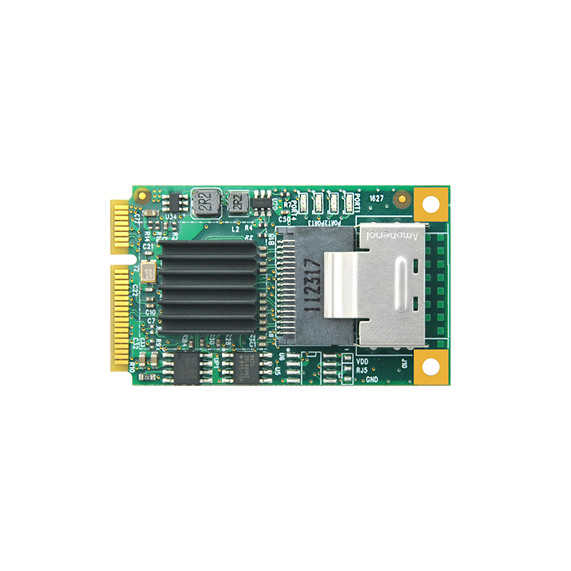LRST8615-4IT 6Gb/s Mini PCIe to 4-Port SATA3 Expansion Card