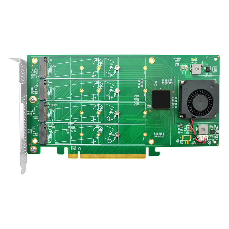 LRNV9547-4I Quad PCIe 3.0 x16 M.2 NVMe Switch Controller