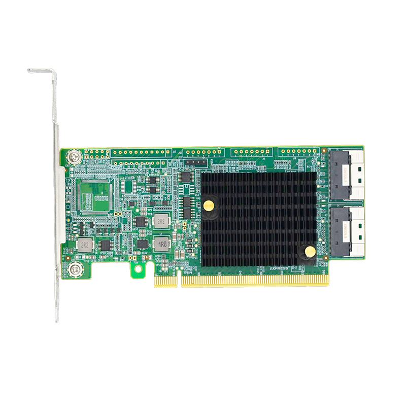 LRNV9F24 PCIe 4.0 x16 转 2口 SlimSAS SFF-8654