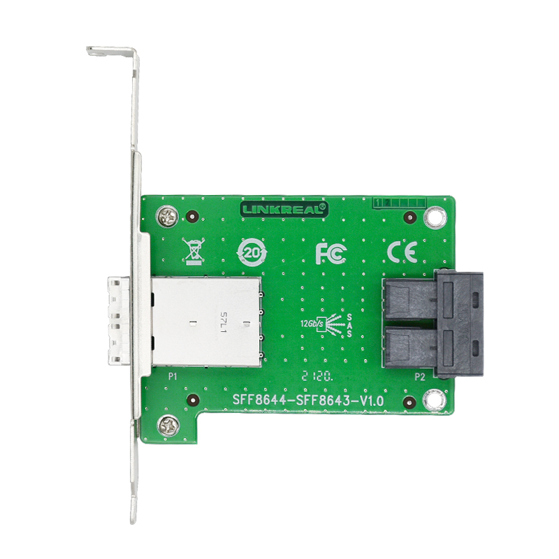 LRFC4622 12G 2-Port SFF-8644 to SFF-8643 Expansion Card