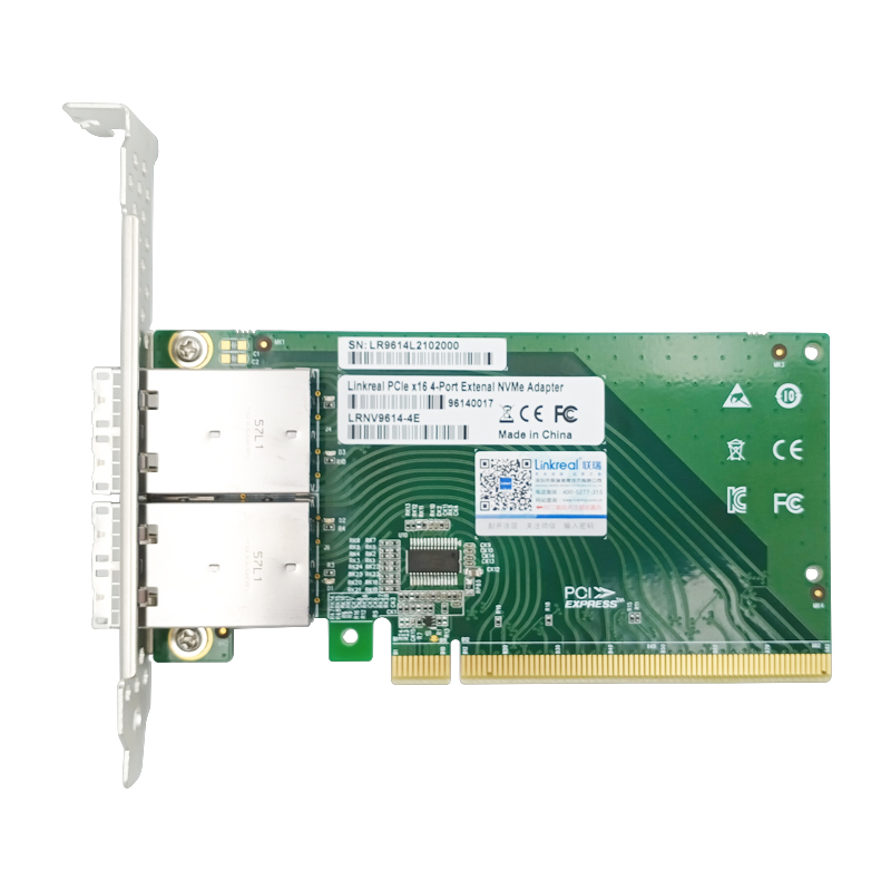LRNV9614-4E PCIe x16 转 外置四口NVMe