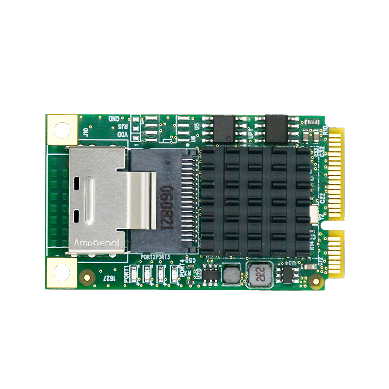LRST8615-4I 6Gb Mini PCIe 转 四口SATA3